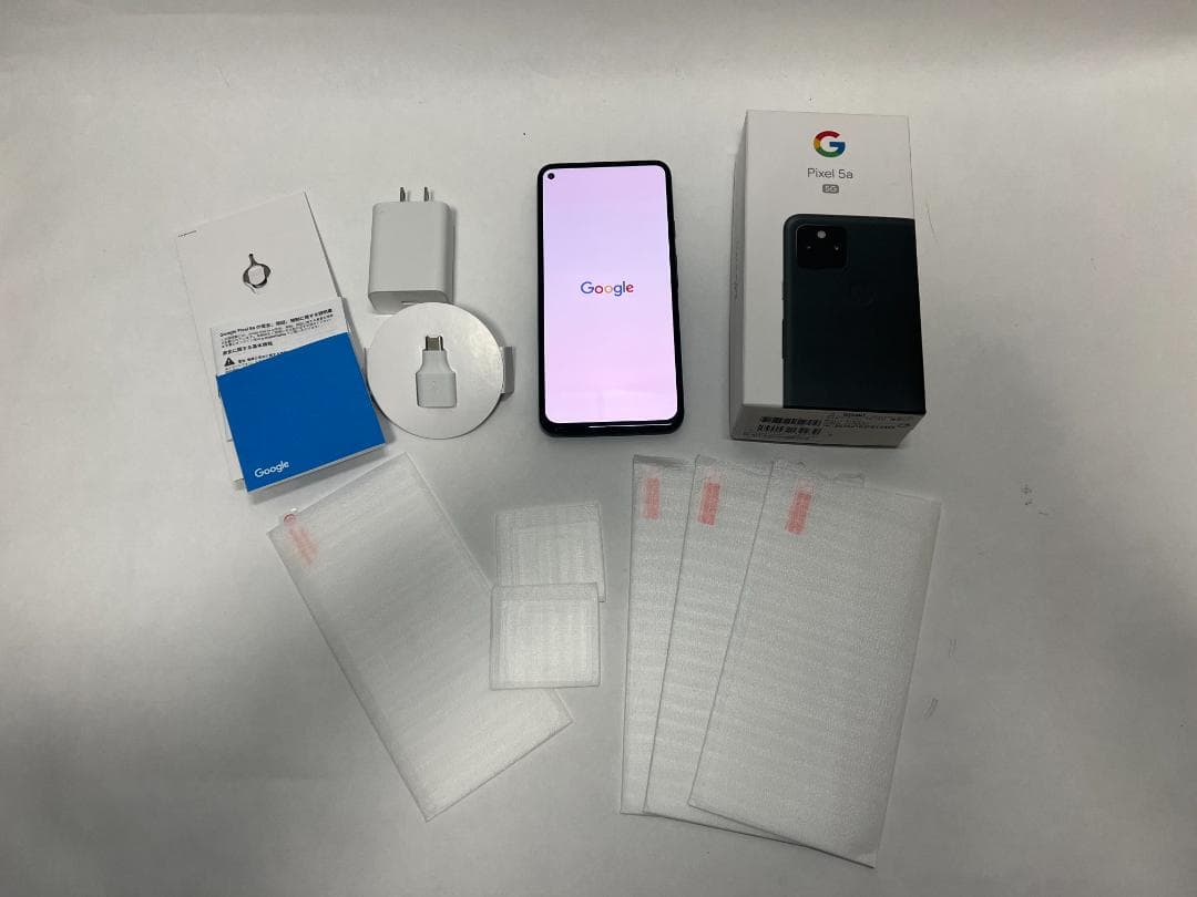 美品GooglePixel 5a 5G 128GB（端末保証交換品） オマケ付き