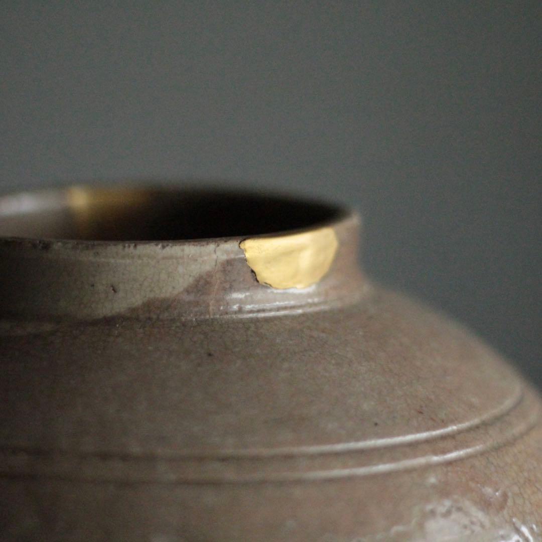 李朝 壺 花器 古道具 アンティーク 古美術 インテリア 飾り壺