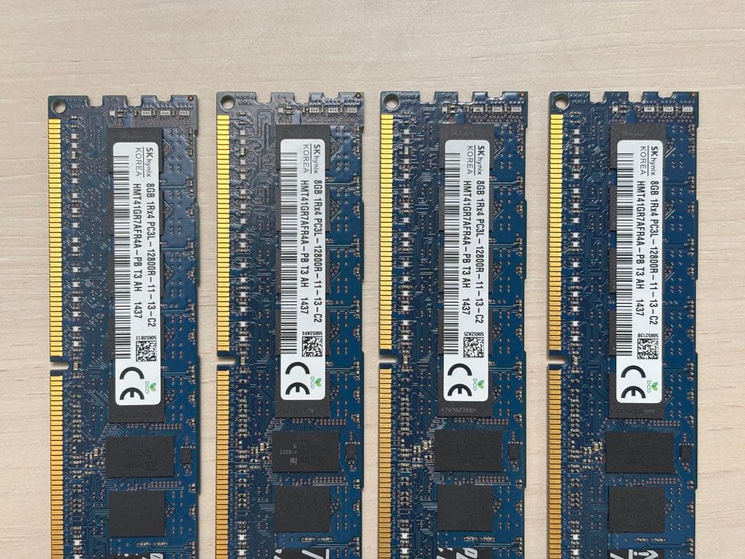 サーバー向け SK hynix DDR3 8GB×8 PC3L-12800R