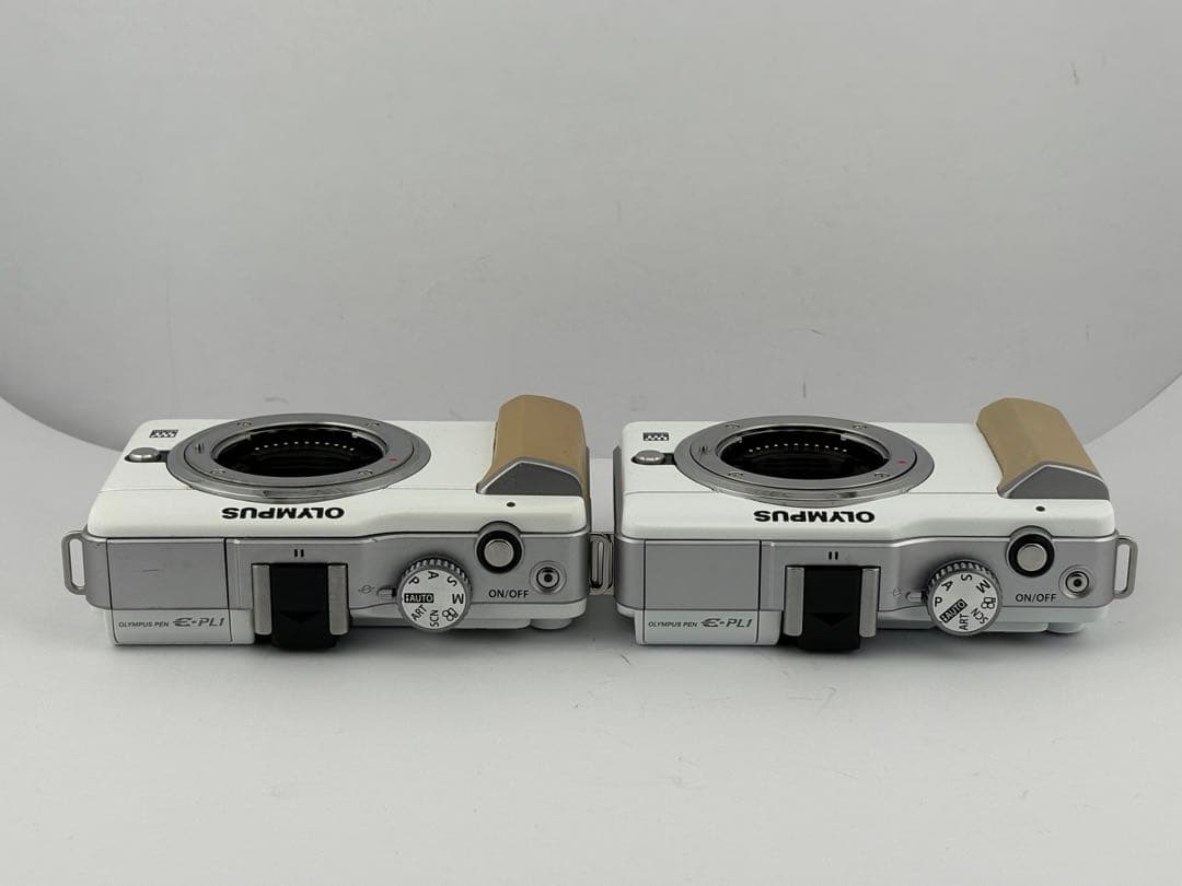★2個★オリンパスOLYMPUS PEN E-PL1 ホワイトまとめて