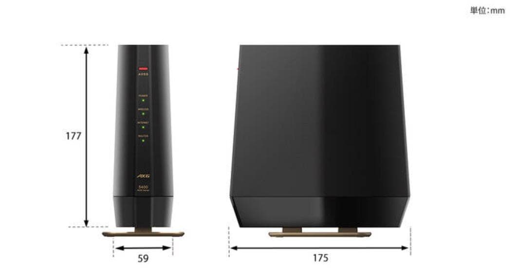 BUFFALO WSR-5400AX6-CG 無線LANルーター Wi-Fi 6