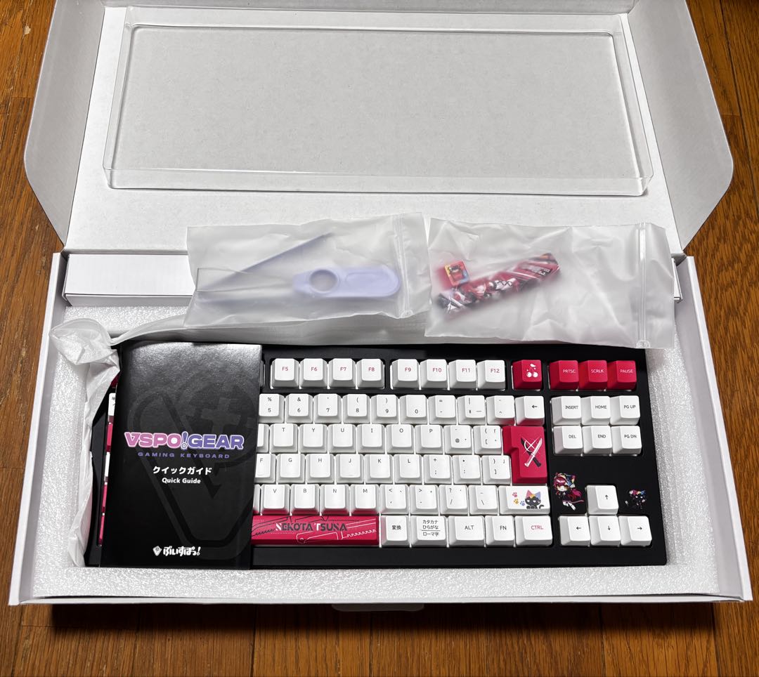 ぶいすぽっ！ VSPO! GEAR 猫汰つなver. キーボード【美品】