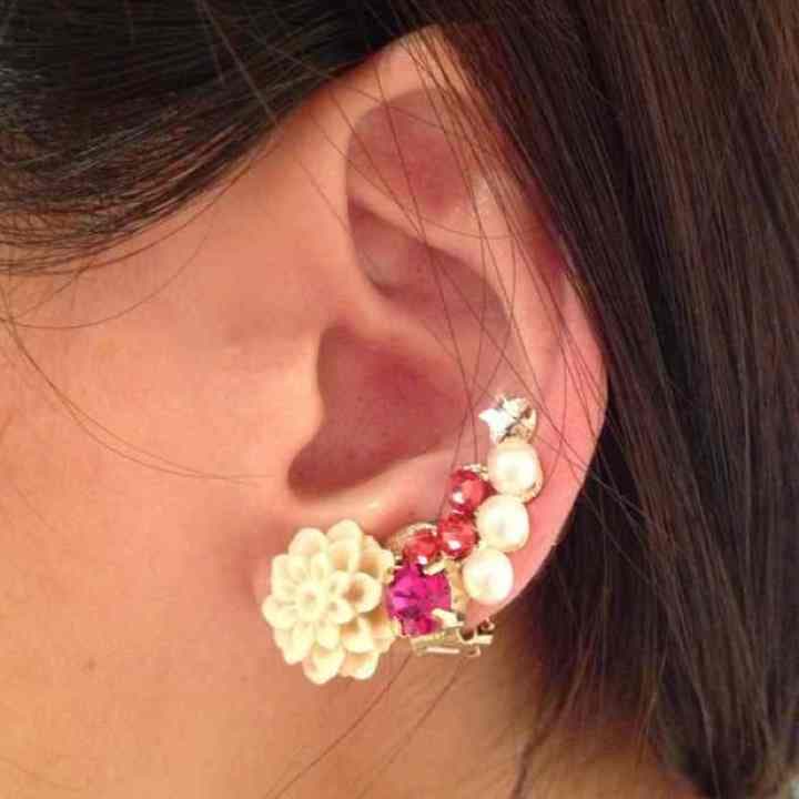 売り切れました( ´ ▽ ` )イヤーカフ☆ハンドメイド