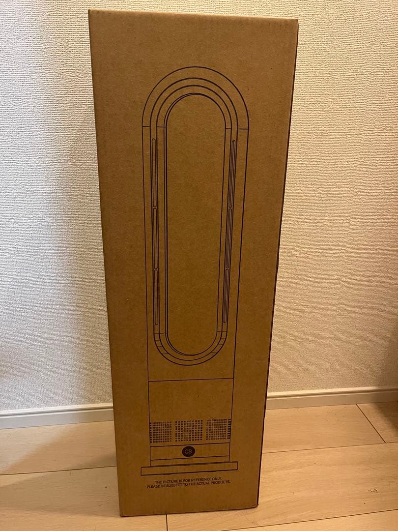 【新品未使用】扇風機 羽なし セラミックヒーター　タワーファン 温風 送風