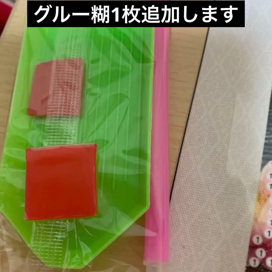 ★専用★ダイヤモンドアート特殊ビーズ　美しい女性と猫 30cm x 30cm