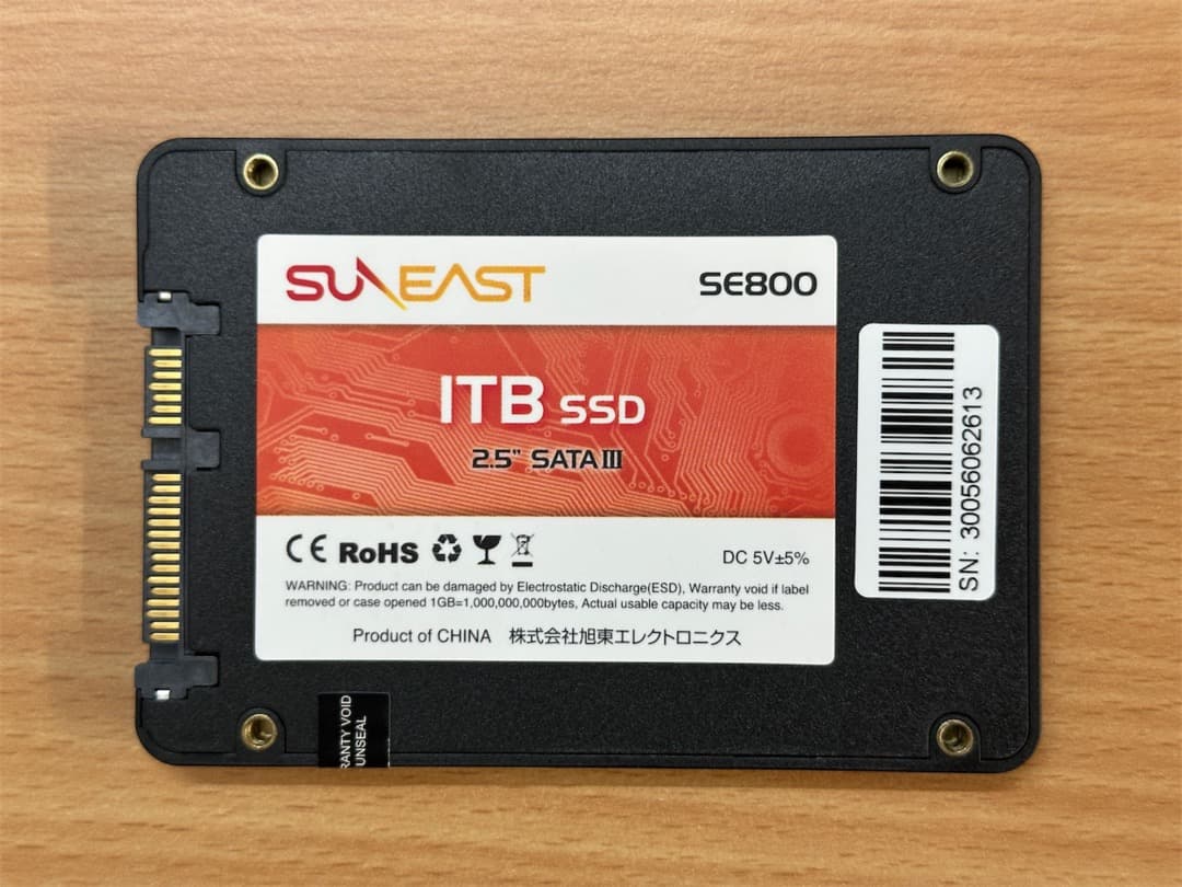 SUN EAST SE800 1TB SSD 2.5インチ SATA III