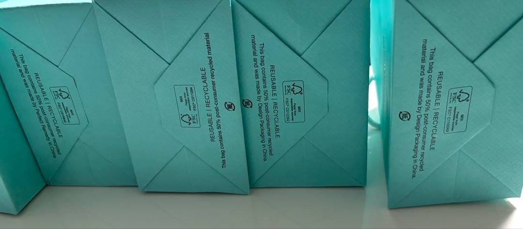 Tiffany & Co. ティファニーブルー ショップ袋 ８個セット Aクラス