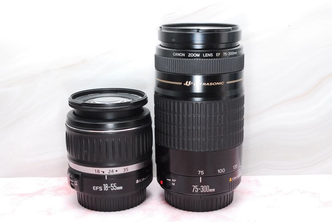 ✨スポーツ観戦に✨Canon Kiss X7 ダブルレンズ 最軽量クラス