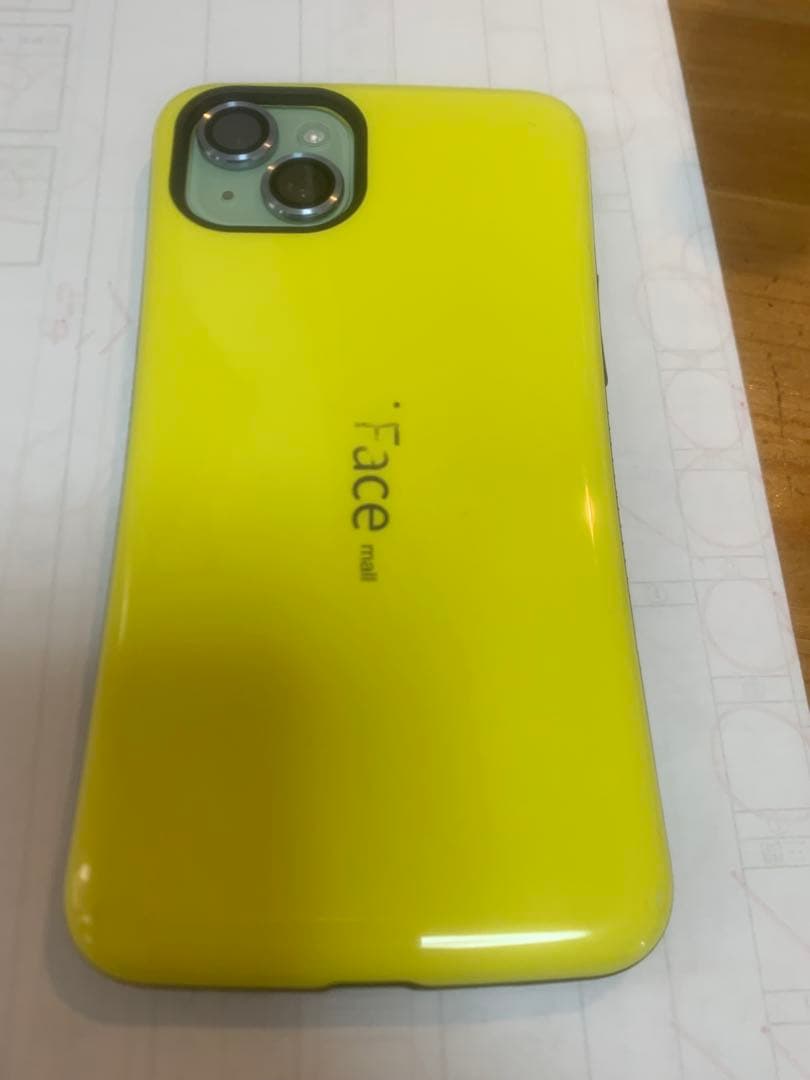 美品Apple iPhone 15plus 128g simフリーグリーン 本体