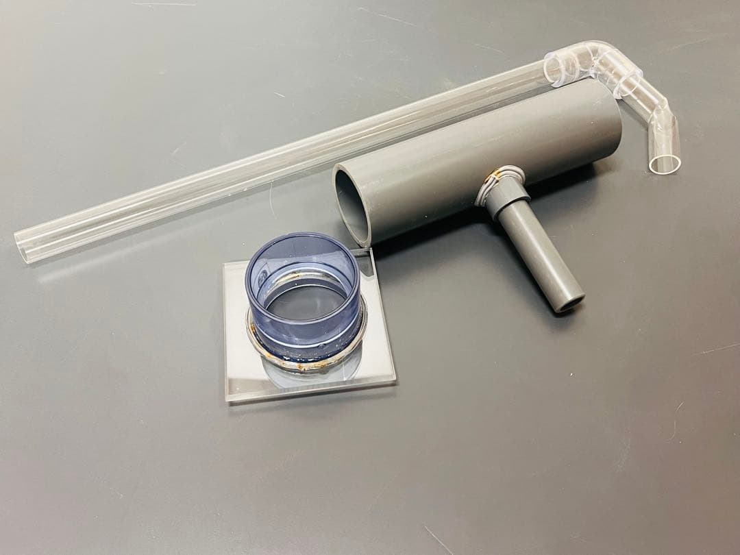 1セットのみ　アクリル水槽OF加工用 三重管セット　H450用　50-16