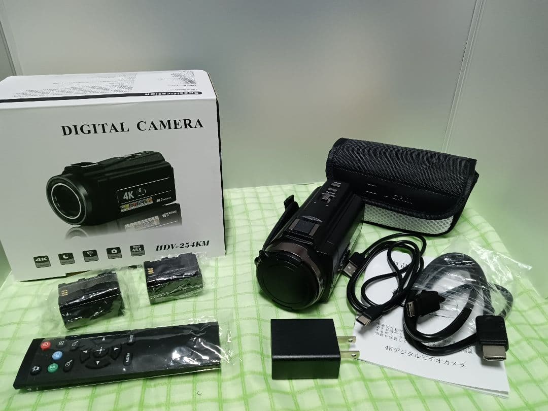 デジタルビデオカメラ 4K 4800万画素16倍　CMOS WIFI