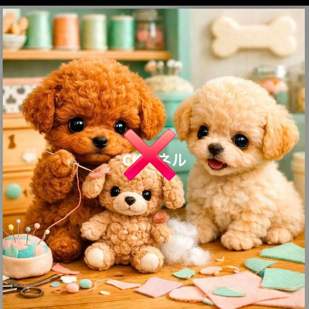 激レア柴犬、パグ、トイプー、マルチーズ、チワワ、ポメラニアンパネル生地
