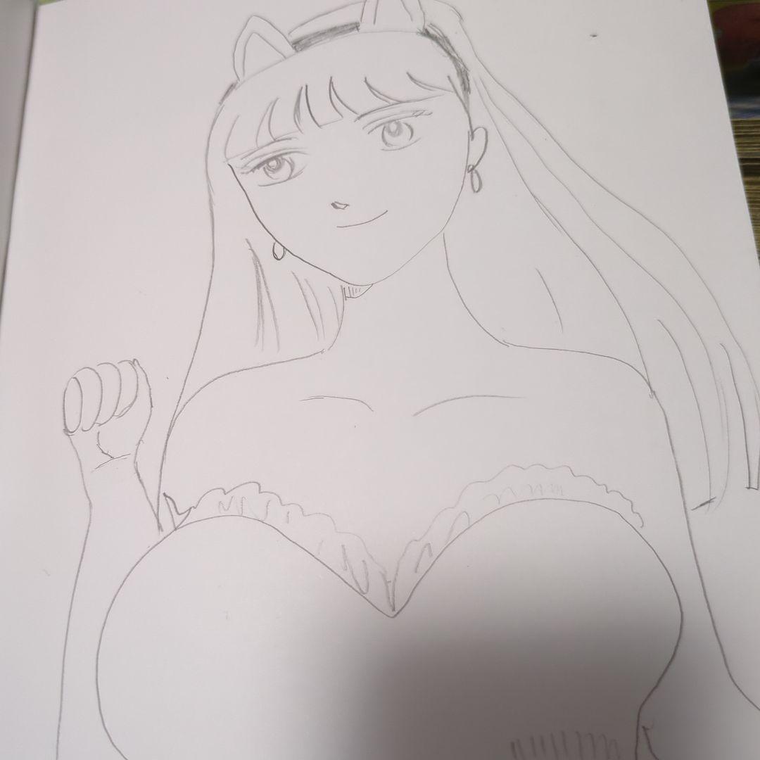 猫耳アニメキャラクターイラスト