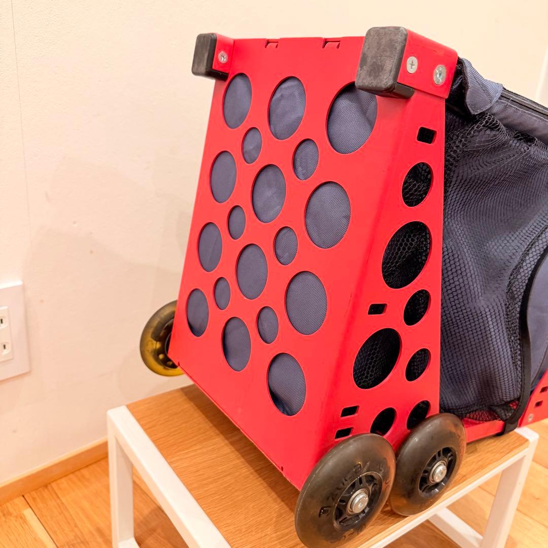 ZÜCA ズーカ キャリーカー 赤 紺 4輪 座れる アウトドア