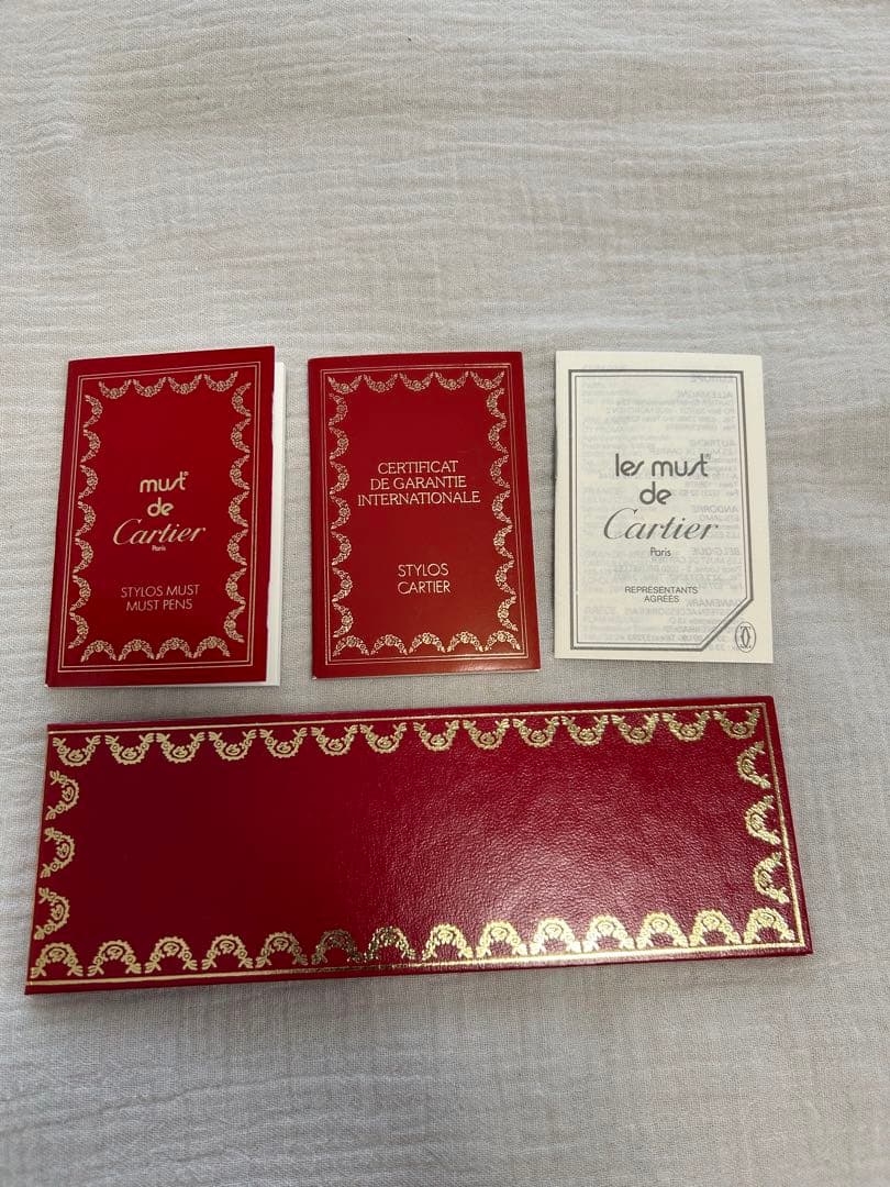 週末値下　カルティエ　cartier トリニティ　黒✖︎金　未使用に近い極美品