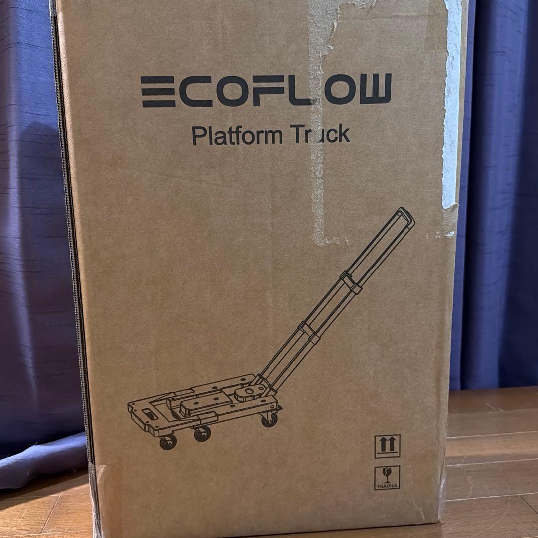 ＥｃｏＦｌｏｗ　折りたたみ式台車　ポータブル電源キャリーカート（軽量）