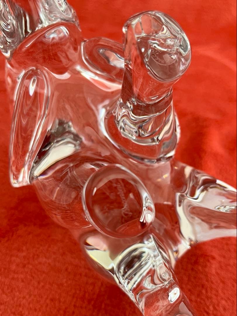 ❤️彫刻家作品❤️BACCARAT LOET エレファント親子　象　動物フィギュリン