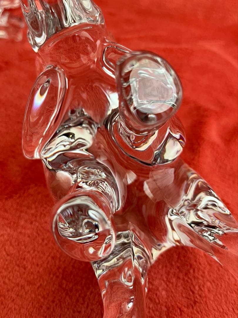 ❤️彫刻家作品❤️BACCARAT LOET エレファント親子　象　動物フィギュリン