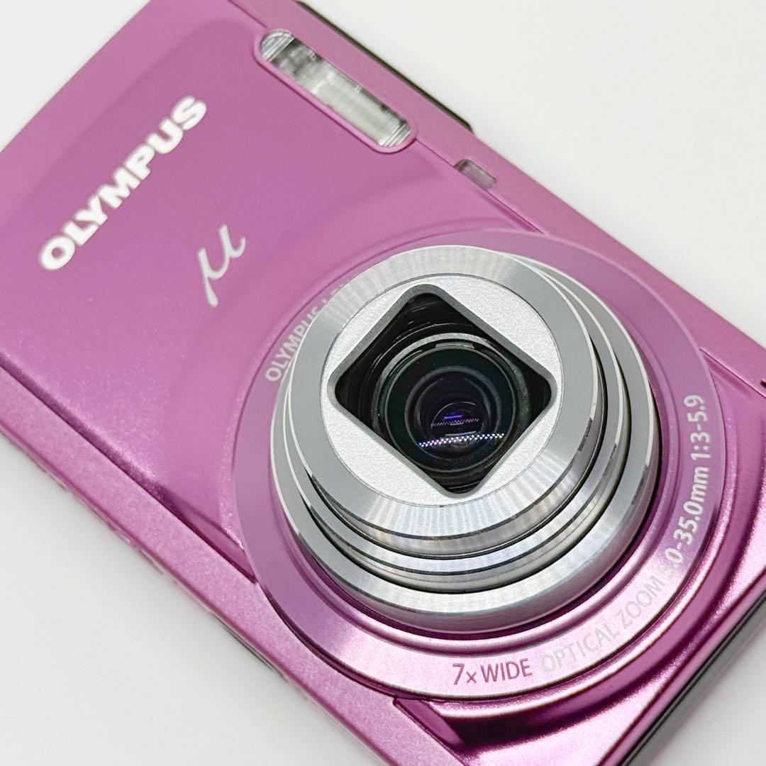 OLYMPUS μ-7050 ピンク オリンパス コンデジ