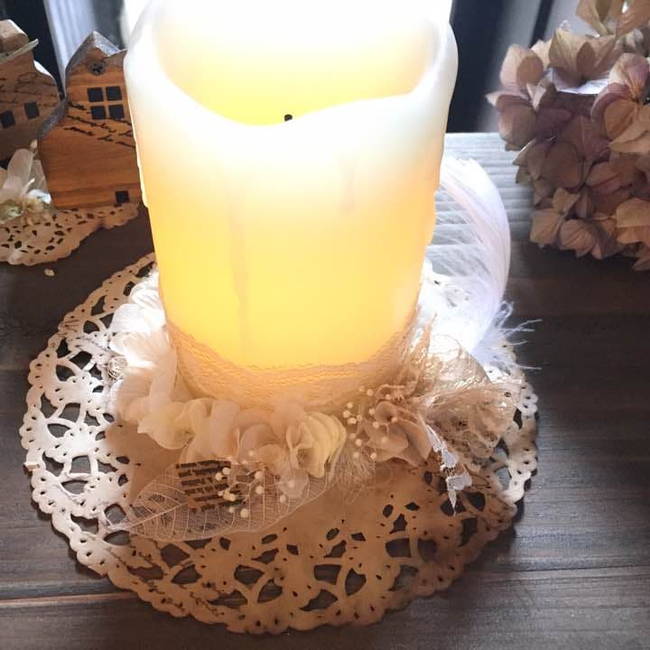 out ここ様 新作♪ほっこりバニラ♡LEDキャンドル♪