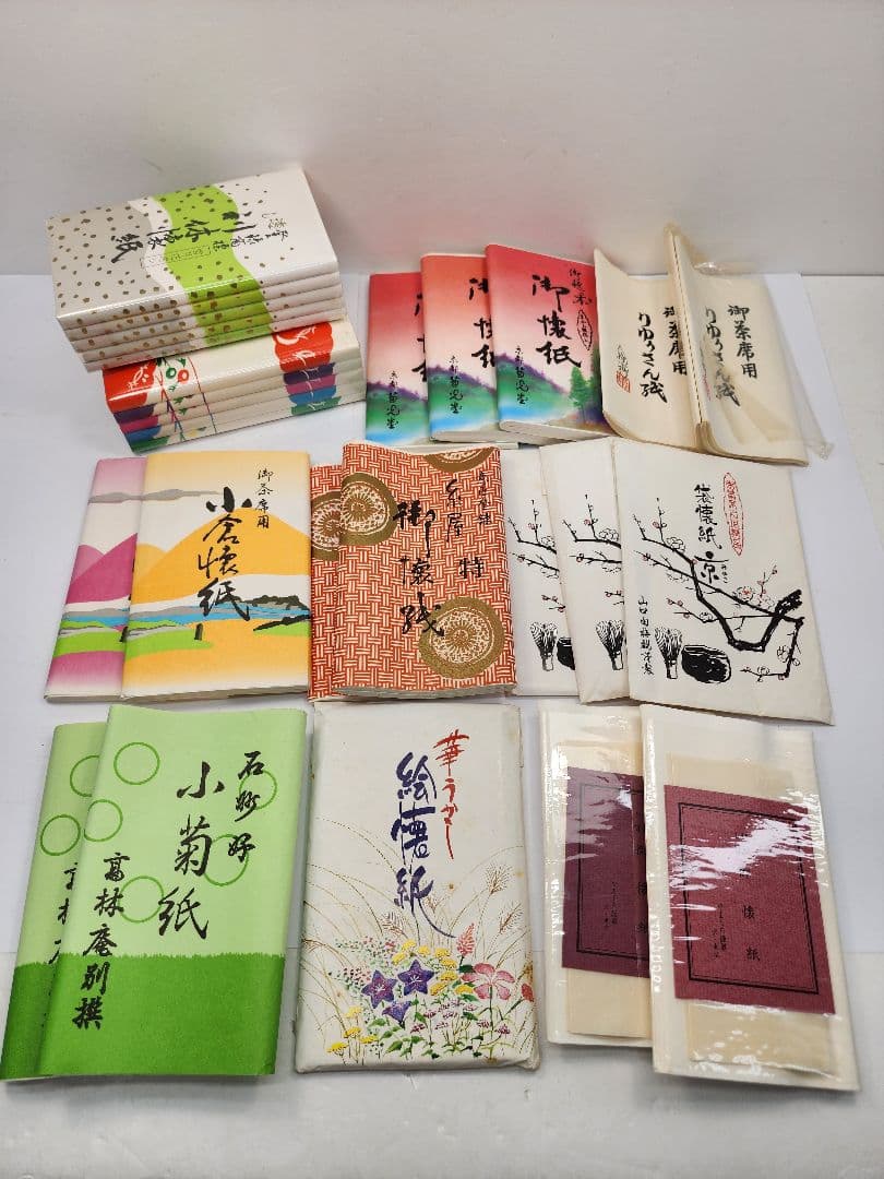 茶道具 鉄瓶 おまとめ4点 ＋ 懐紙一式 南部鉄瓶 茶器 急須 煎茶道具 湯沸し