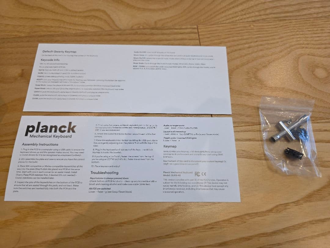キーボード DROP Planck Mechanical Keyboard OLKB-48