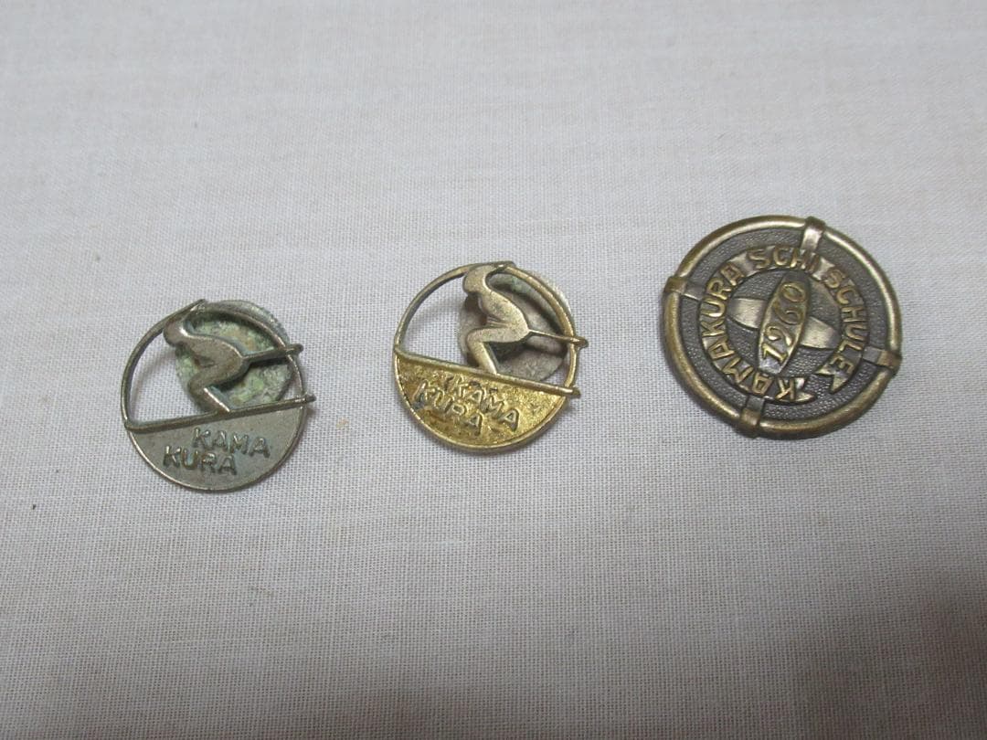 美品 1960年代前半◆スキー場 志賀高原、草津、瀬戸瀬山他 ピンバッジ計34個