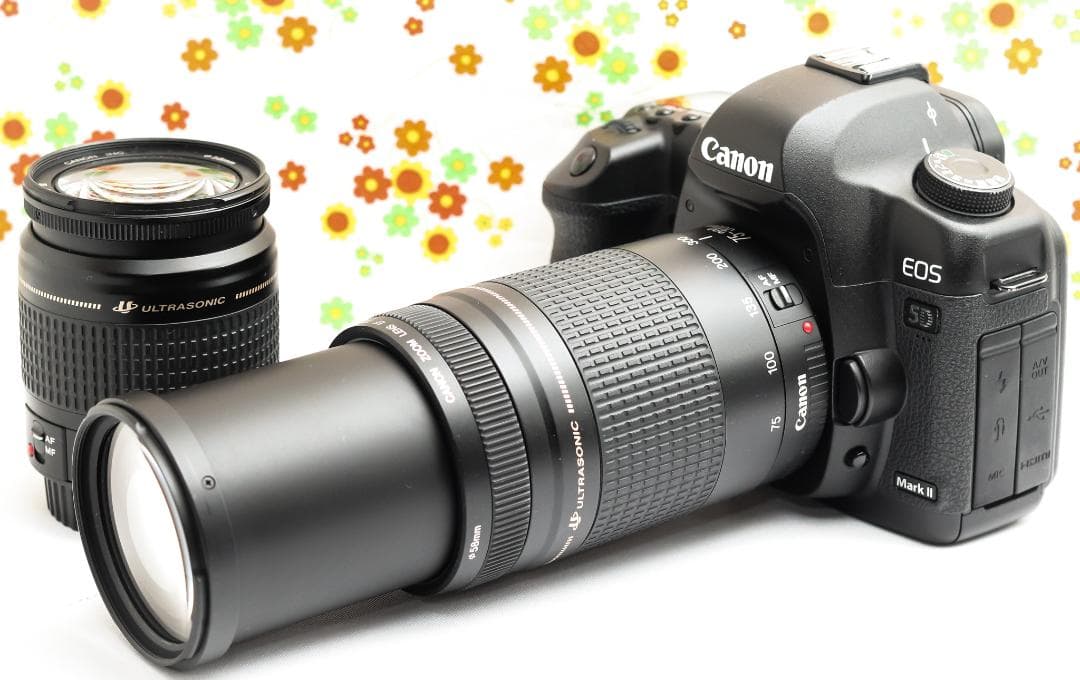 Canon 5D MarkII☆ダブルレンズ！☆高性能フルサイズ☆スマホに転送！