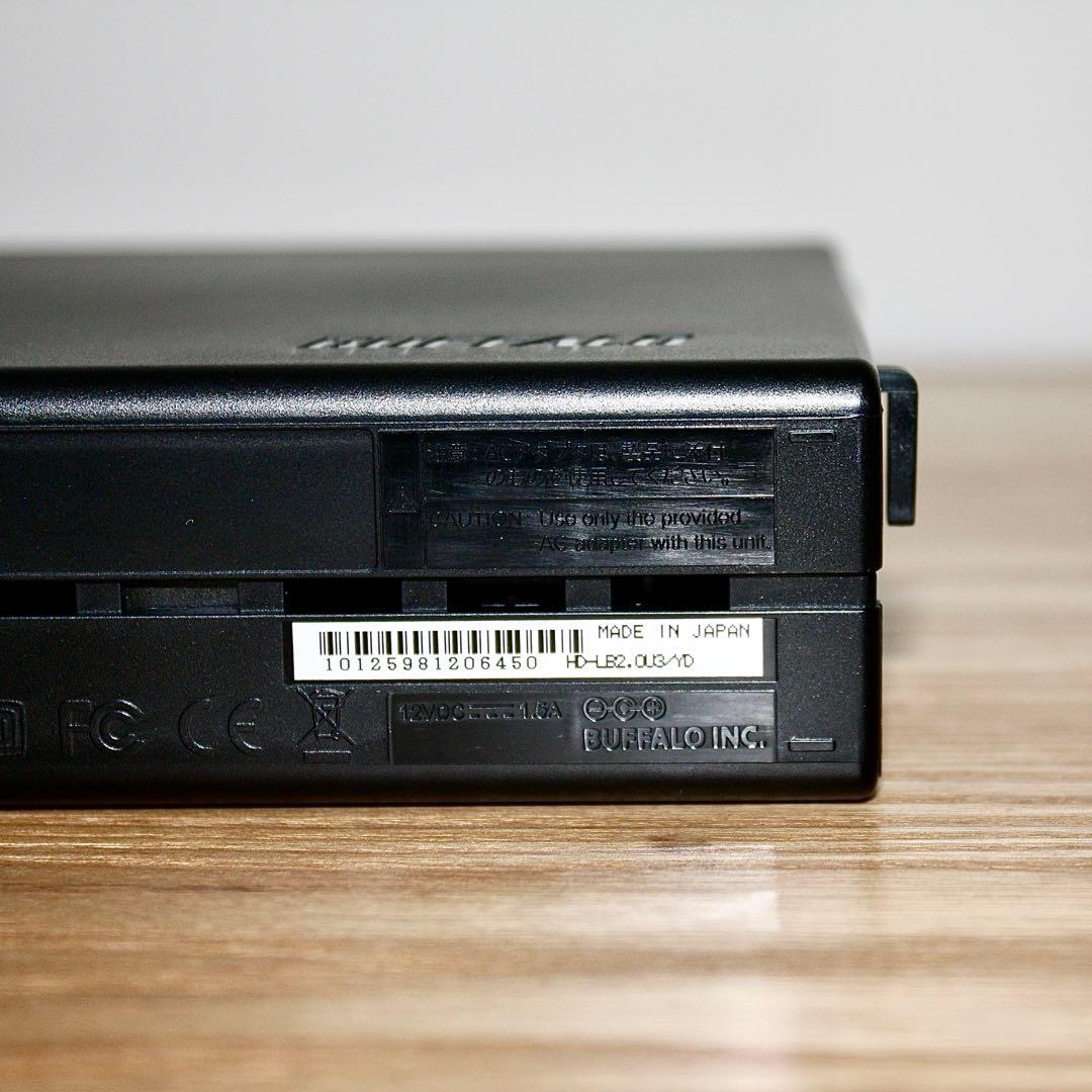 BUFFALO HD-LB2.0U3/YD 外付けHDD