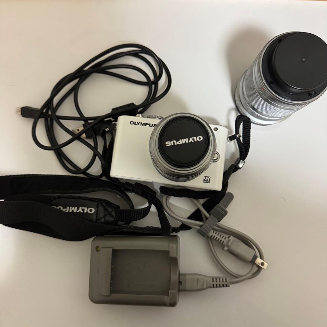 OLYMPUS PEN Lite E-PL3 ダブルレンズ　 ホワイト
