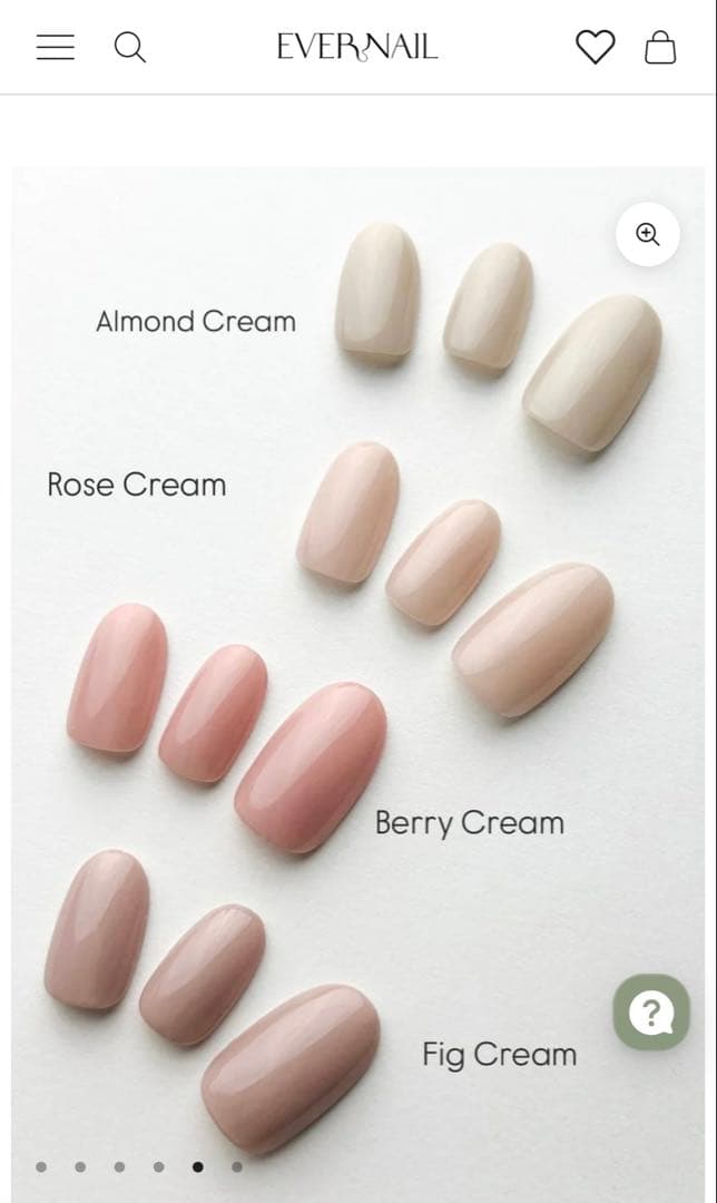 【未使用】EVER NAIL エバーネイル Rose Cream Sサイズ