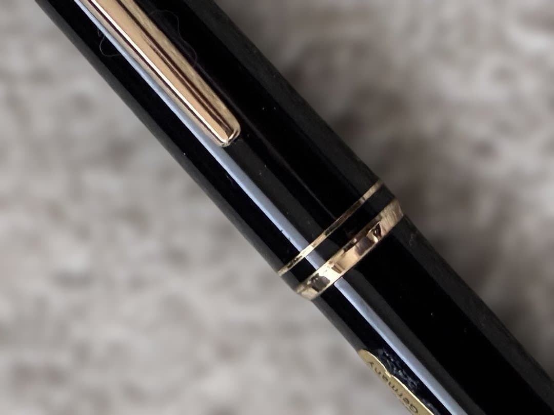 ◾️美品◾️MONT BLANC モンブラン◾️ハンマートリガー式ボールペン◾️黒金