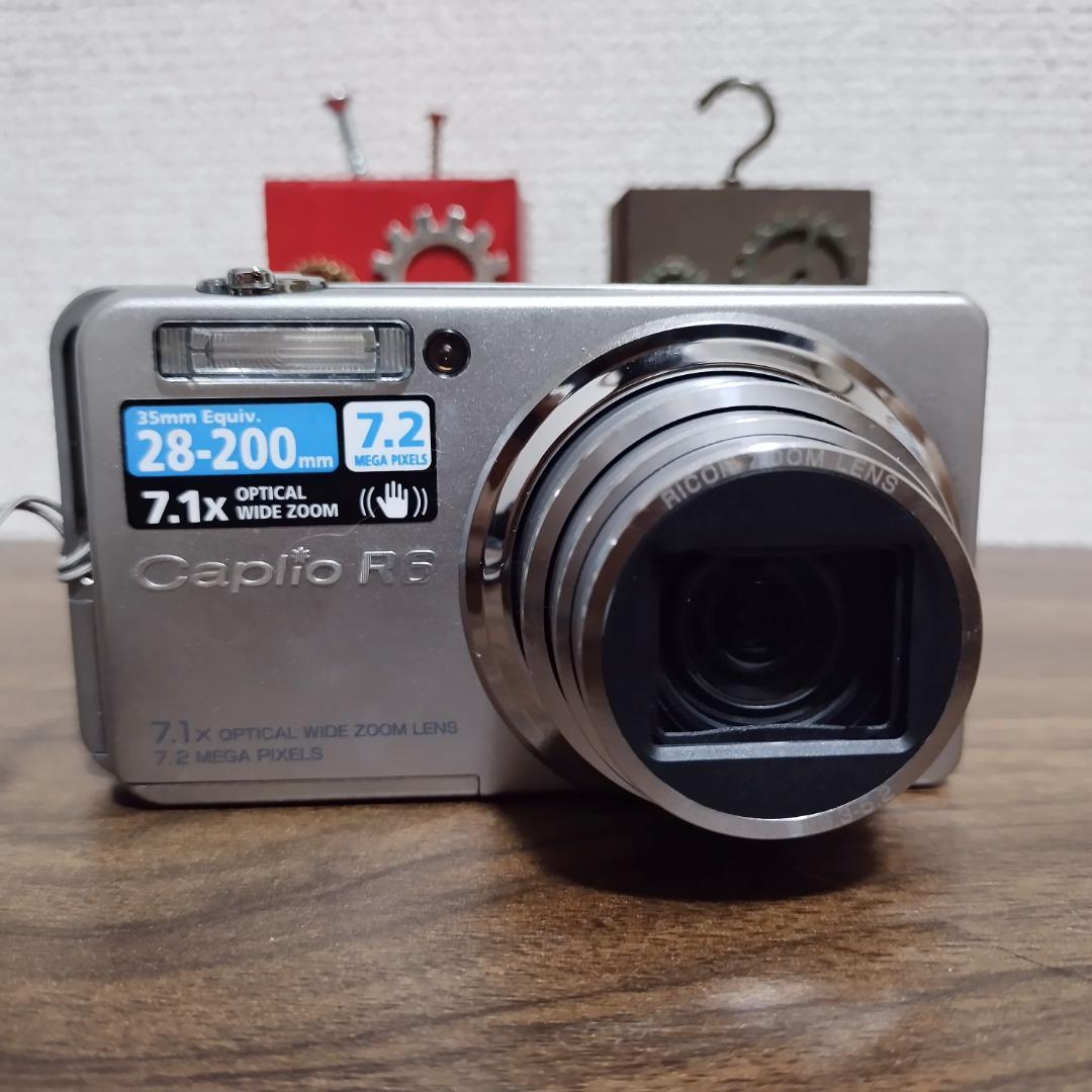 【動作確認済】美品 リコー Caplio R6 デジタルカメラ シルバー