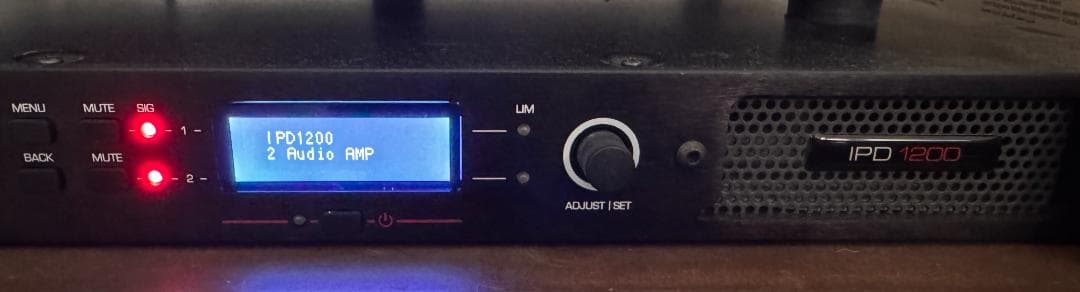 LAB.GRUPPEN IPD1200　パワーアンプ　ラブグルッペン