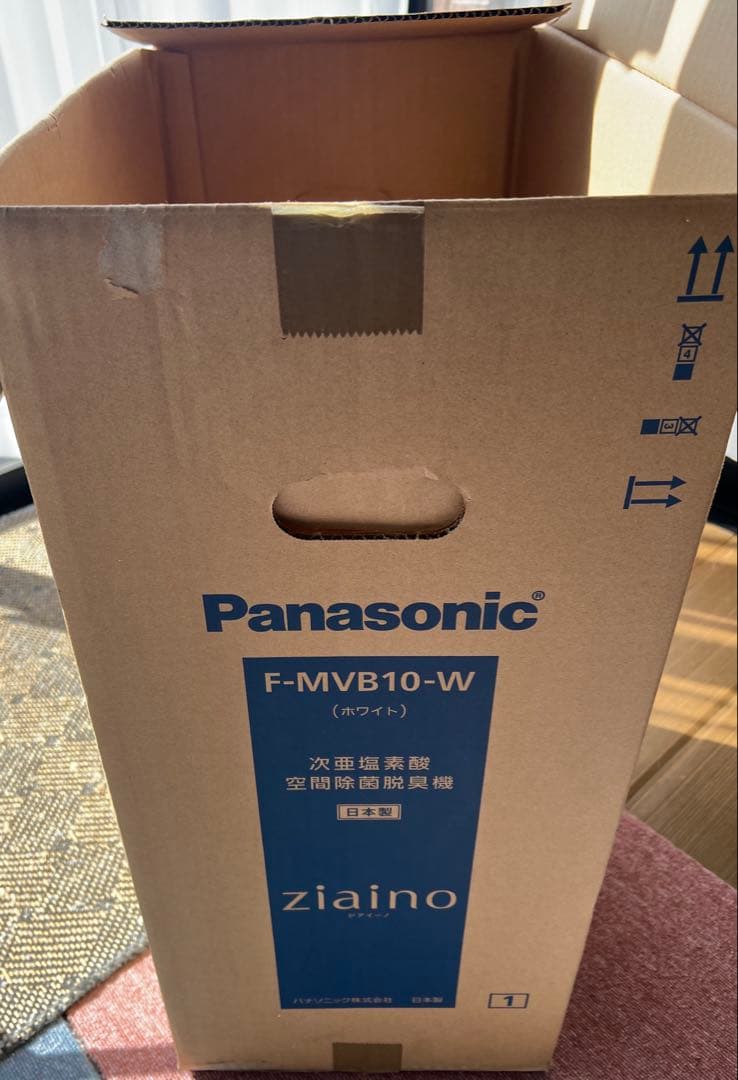 Panasonic F-MVB10-W 空気清浄機　ジャンク品　箱あり