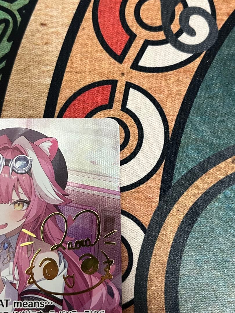 ホロライブカード　ラオーラ・パンテーラ SEC サイン入り