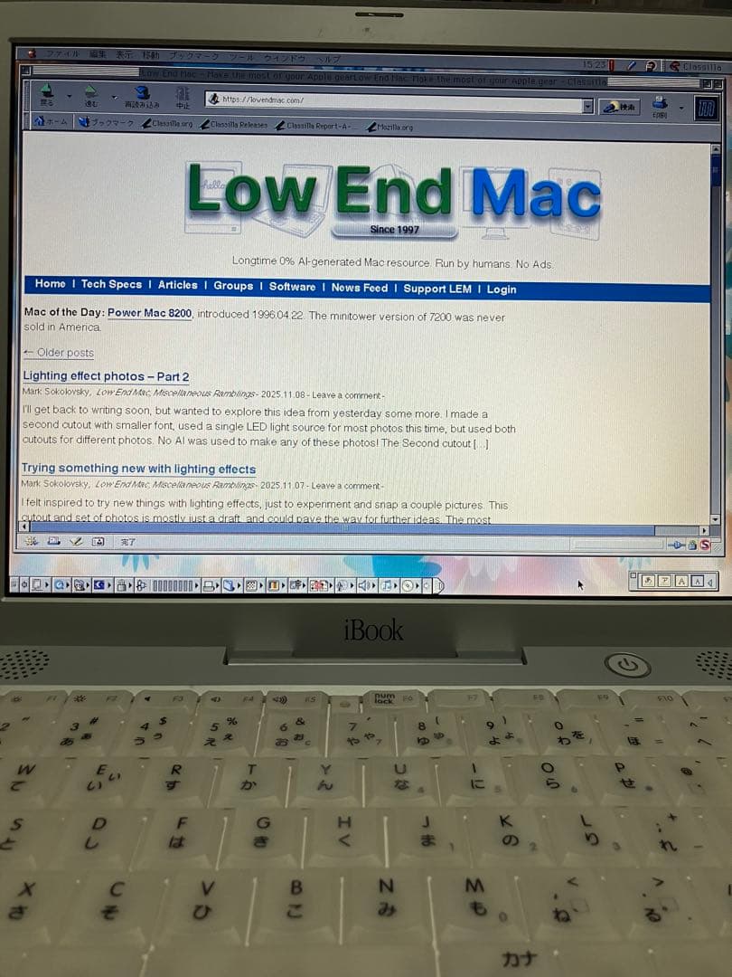 その他ノートPC本体 Apple iBook G3 Late 2001