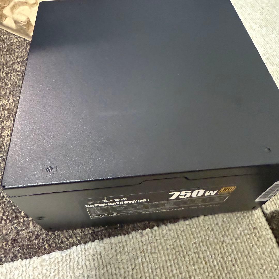 玄人志向KRPW-GA750W/90+ 750W電源ユニット