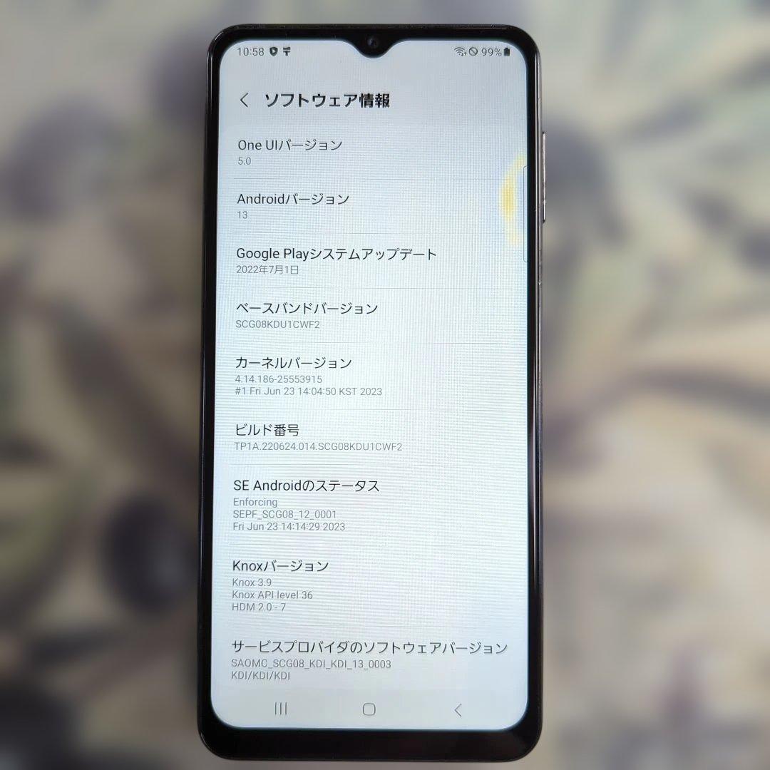 訳あり Galaxy A32 5G SIMロック解除済 ディスプレイ不良あり