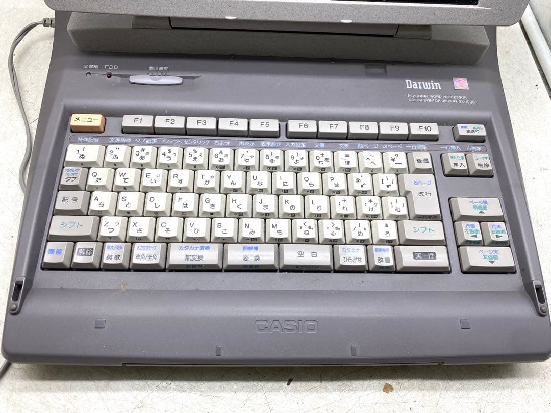 CASIO Darwin カシオ ダーウィン ワープロ GX-1000 希少レア