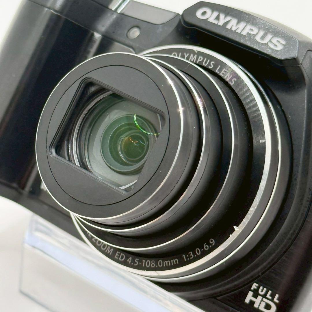 【動作確認済み】OLYMPUS SZ-16 ブラック 24倍ズーム　コンデジ