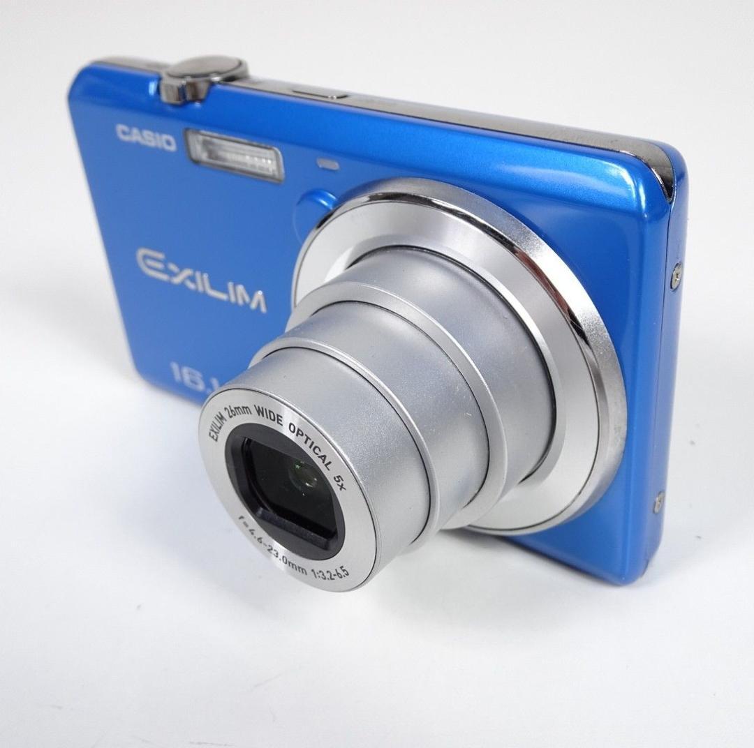 CASIO EXILIM EX-ZS12 ブルー 本体、バッテリー、充電ケーブル