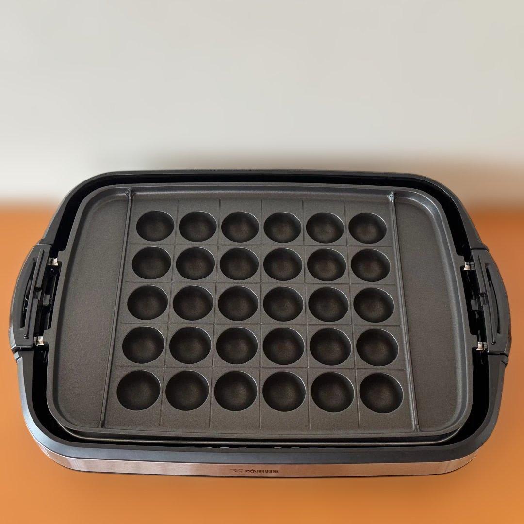 【美品】 象印ホットプレートやきやき3枚大型焼き肉たこ焼きZOJIRUSHI