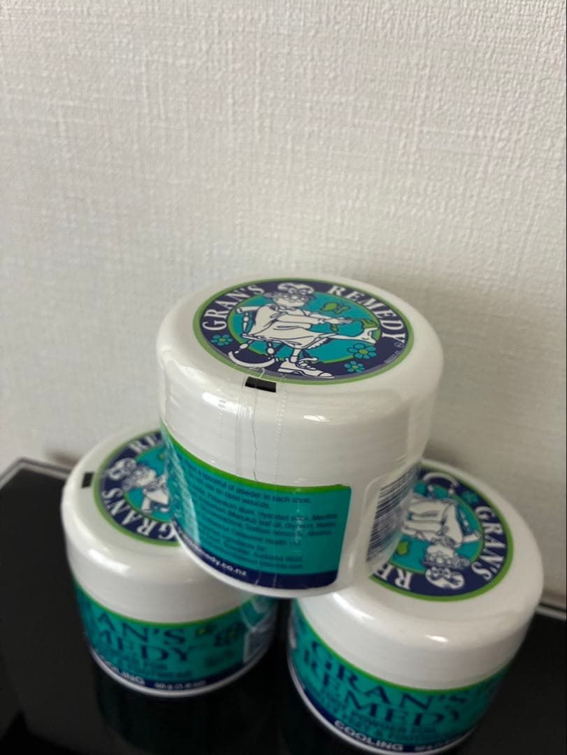 〈6個セット〉GRAN'S REMEDY 靴消臭剤 青ラベル/黄ラベル50g