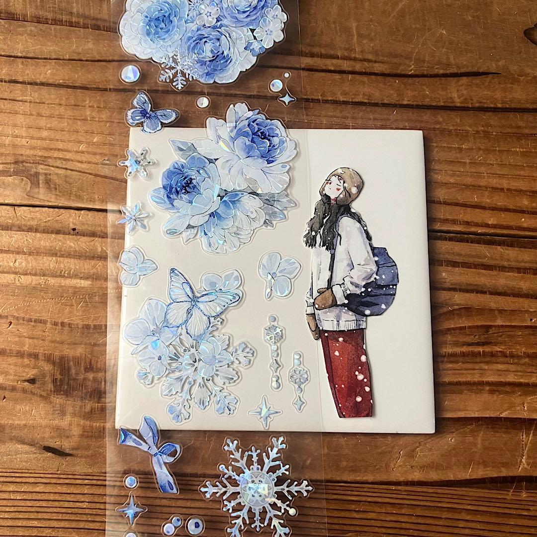 小白家　映雪蓝　贝壳光