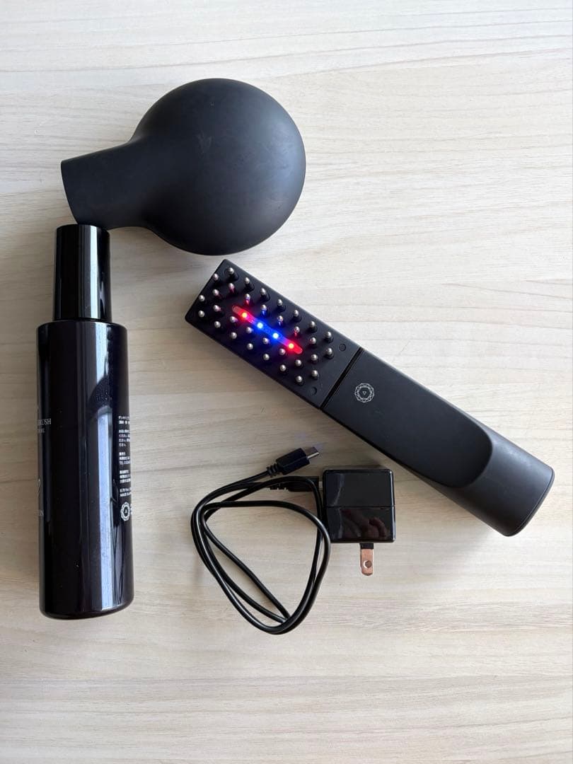 【正規品】デンキバリブラシ2.0 美顔器・美容器 ブラック　箱あり　稼働確認済