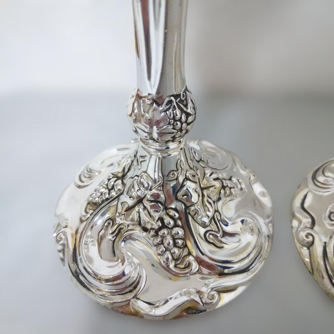 godinger silver キャンドルスタンド 2個セット
