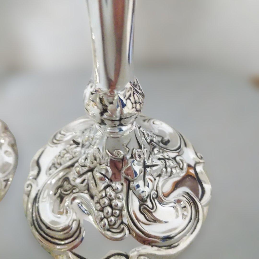 godinger silver キャンドルスタンド 2個セット