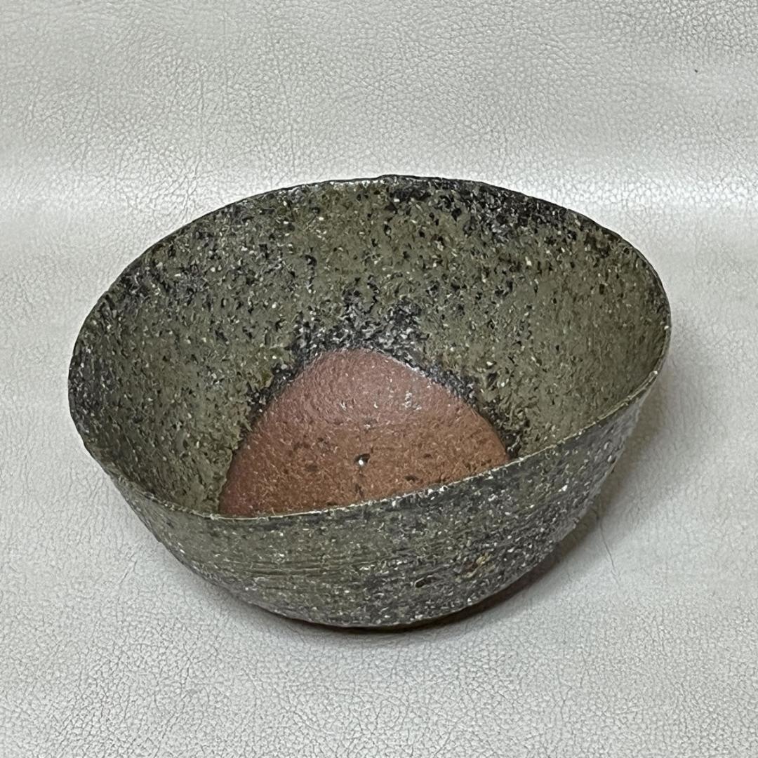 中村梅山 鉢 共箱 菓子鉢 抹茶碗 茶道具 【k3315a】