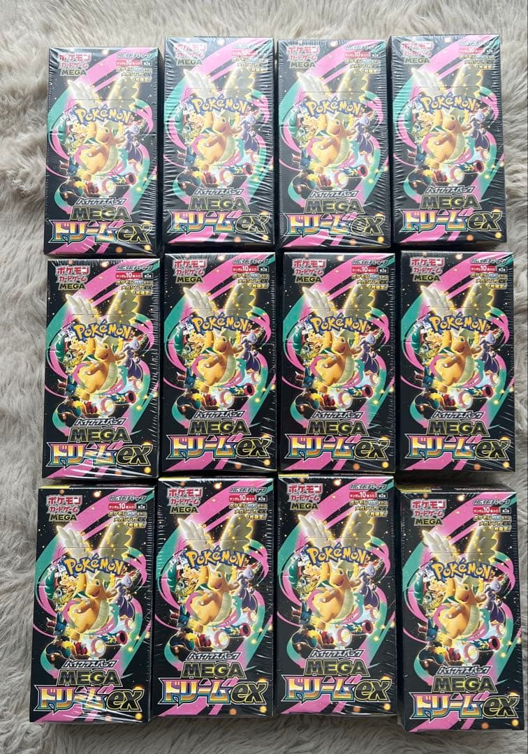 シュリンク付きポケモンカードゲームMEGAドリームex 12BOX